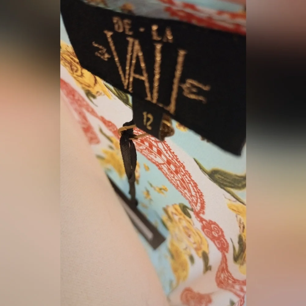 NWT De La Vali Sheer Dress - Picture 9 of 13